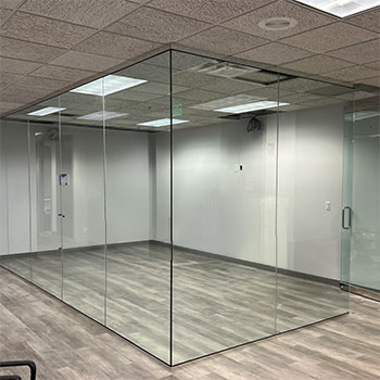 Interior All Glass Walls In North Metro Atlanta