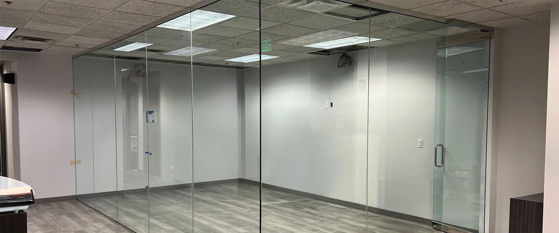 Interior All Glass Walls near North Metro Atlanta